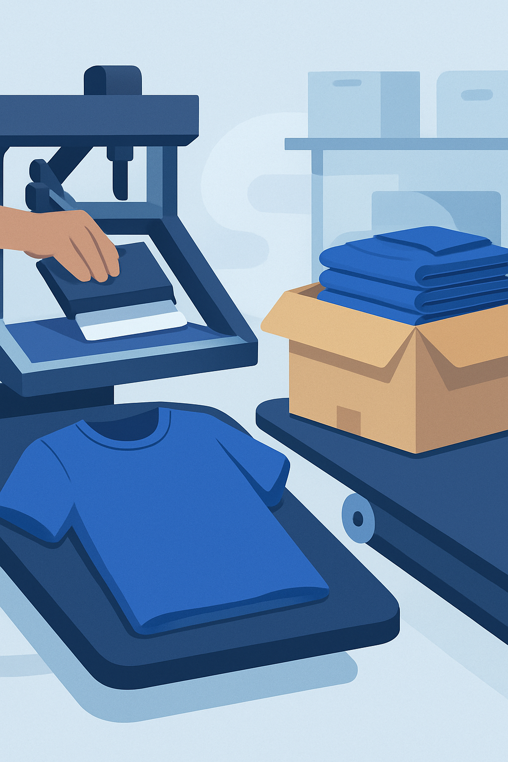 Singapore T-Shirt Printing & Packing